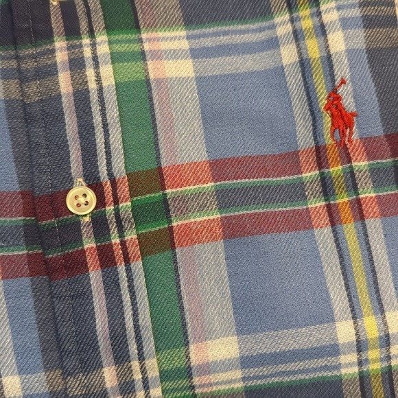 Ralph Lauren plaid button down size small - Picture 4 of 5